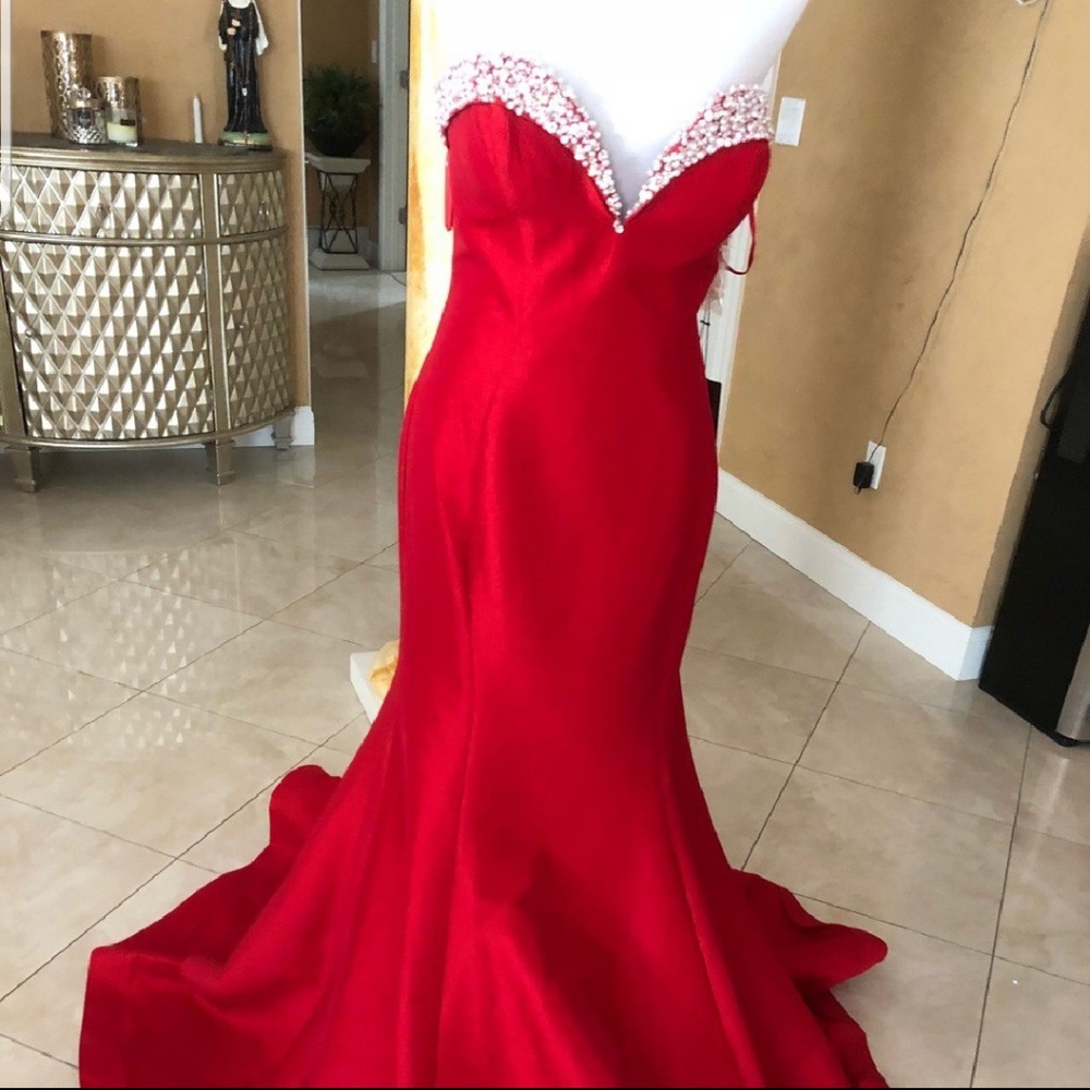 Red Evening Dress